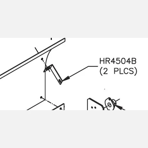 Windscreen Support Angle, 5 7/