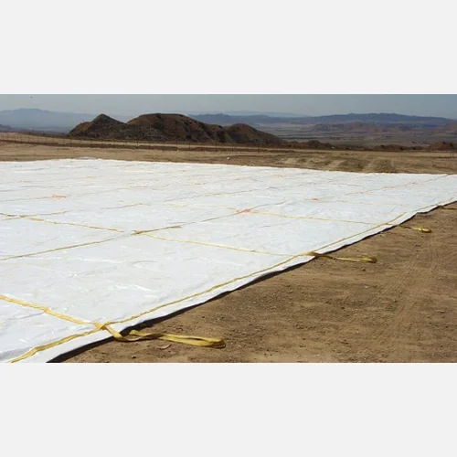 10  ounce. 20 mil White/White Polyethylene Landfill Covers