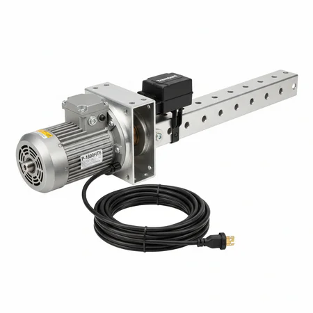 Electric Head Assembly, Heavy-Duty tarp Axel, Trombetta Switch,60:1 motor, 50' wire
