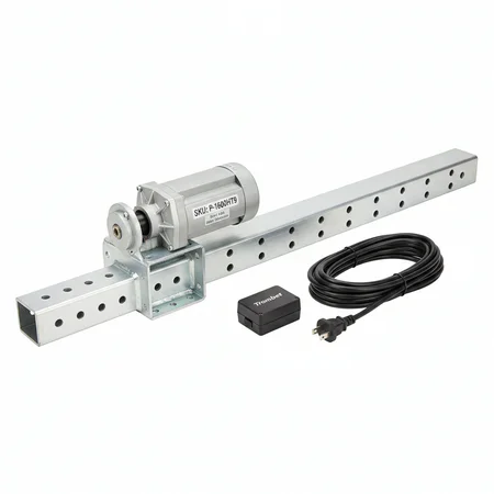 Electric Head Assembly, Heavy-Duty tarp Axel, Trombetta Switch,90:1 motor, 50' wire