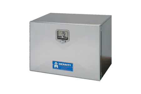 Single Door, Bright Finish, Aluminum Tool Box, 18x18x18 (40-201x)