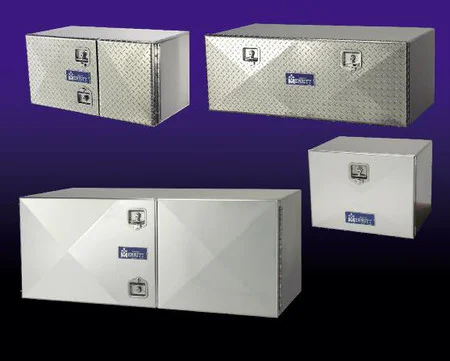 Tool Box, 18 x 18 x 24 Deep, Diamond Plate Single Door (40-204)